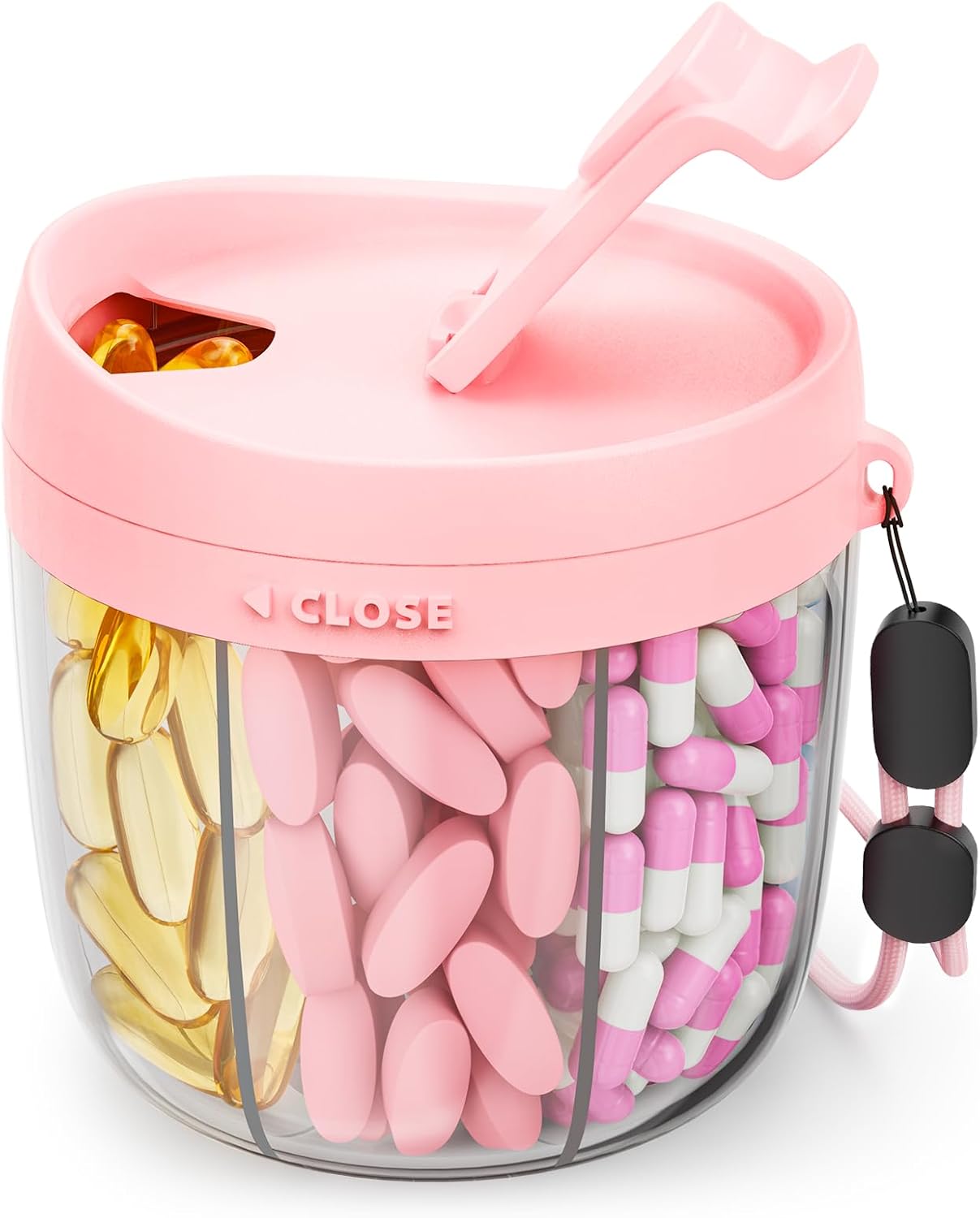 Cute 7-Day Pill Organizer – Portable & BPA-Free