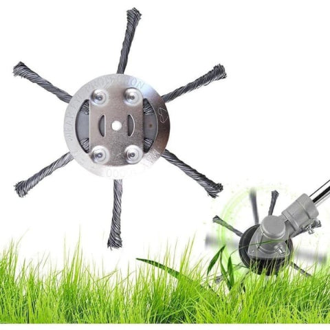6-Inch Steel Wire Trimmer Brush Head