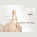 Wireless Mesh V-Neck Bralette for Women