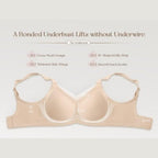 Wireless Mesh V-Neck Bralette for Women