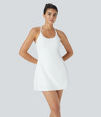 Women's Active Tennis Dress with Built-In Bra & Shorts