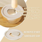 6pcs MIXING BOWL SET 304 Stainless Steel and Seal Tight BPA Free Lids