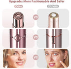 Rechargeable Facial Hair Remover for Women – Painless, with 2 Replacement Heads