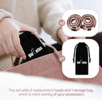 Rechargeable Facial Hair Remover for Women – Painless, with 2 Replacement Heads