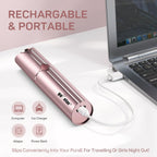 Rechargeable Facial Hair Remover for Women – Painless, with 2 Replacement Heads