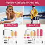 23-Pack Travel Toiletry Bottles Set – TSA Approved & Leak-Proof