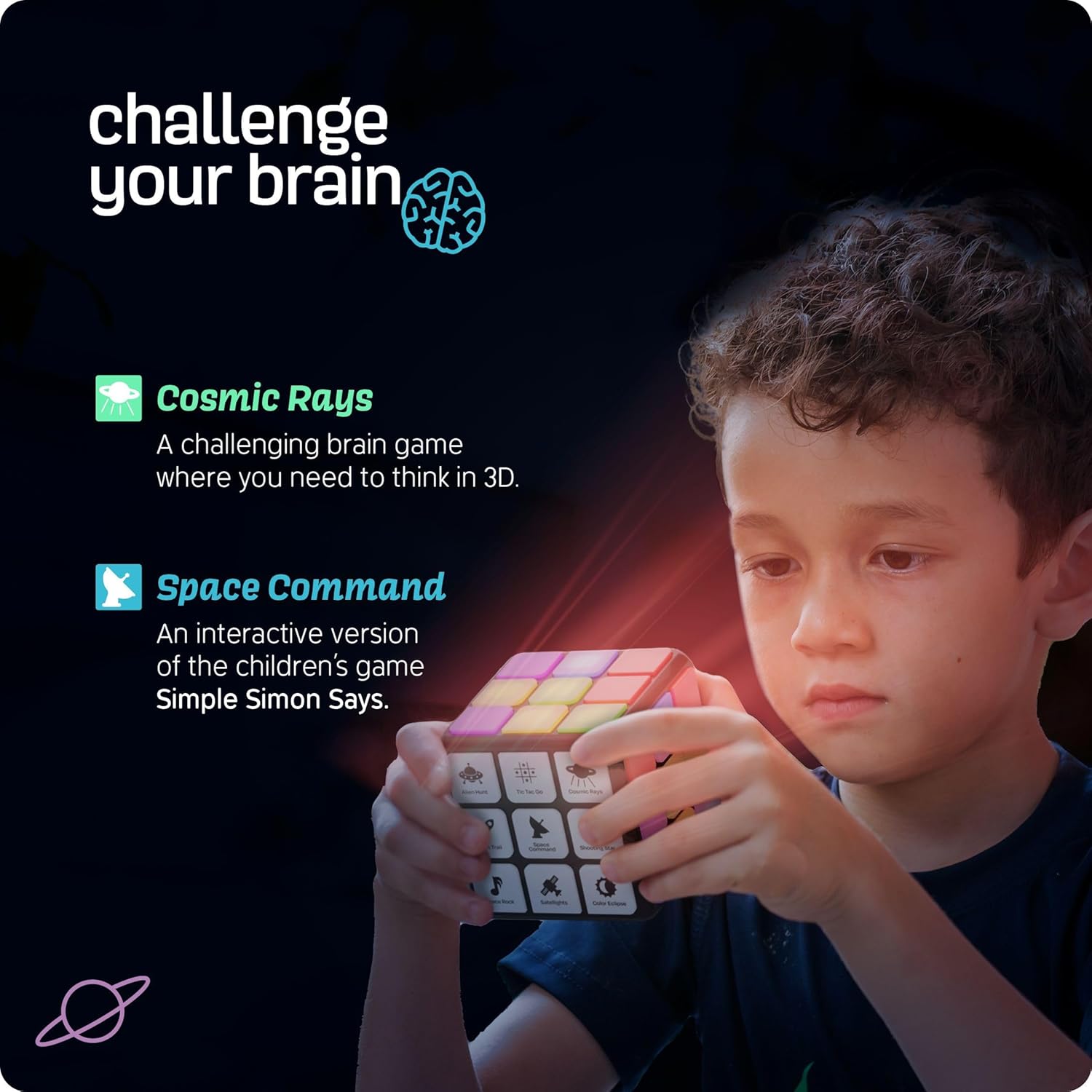 Rechargeable Game Activity Cube – Brain & Memory Toy