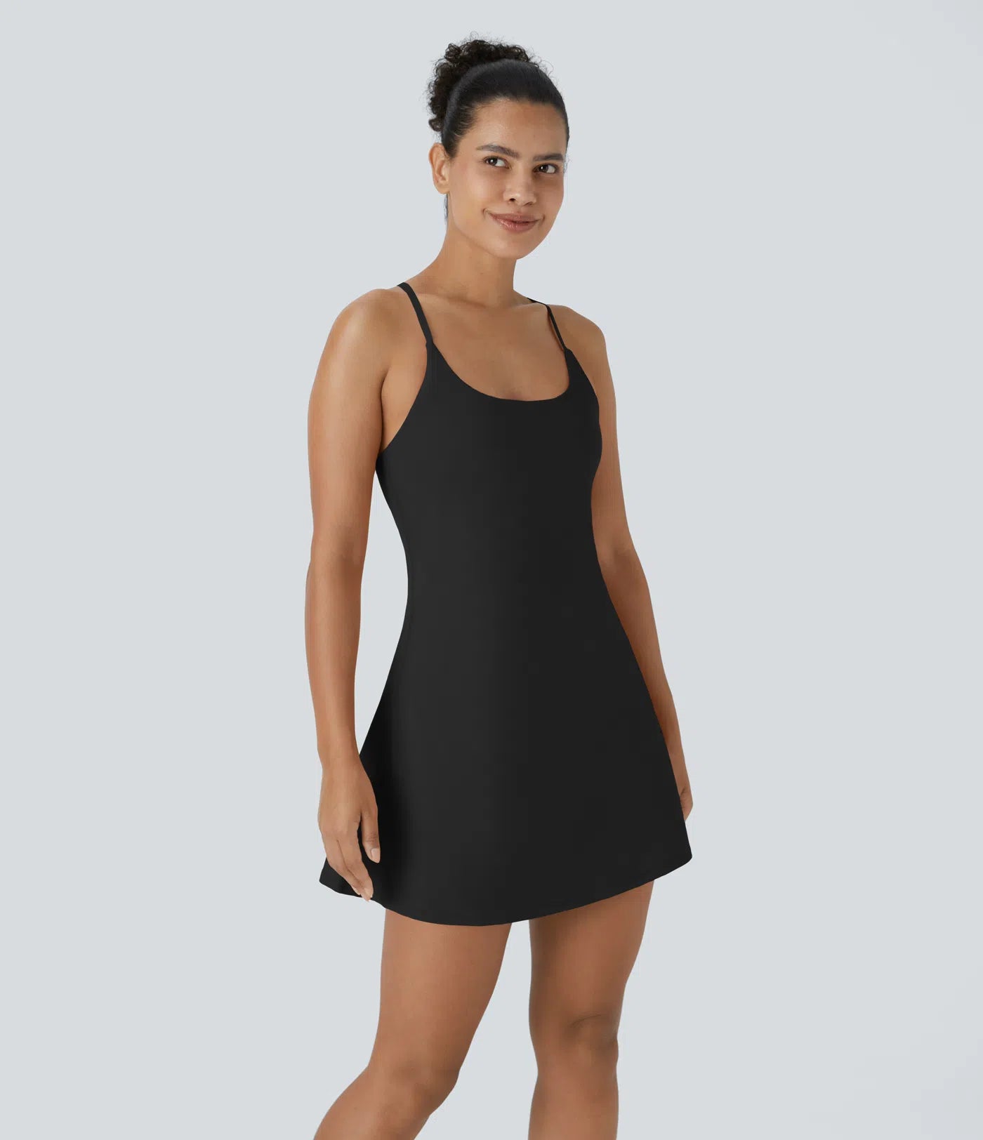 Women's Active Tennis Dress with Built-In Bra & Shorts