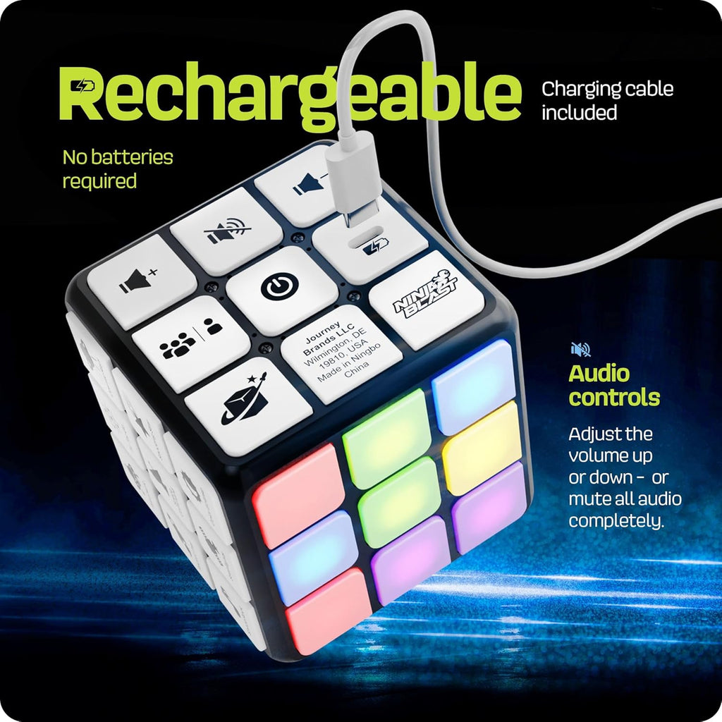 Rechargeable Game Activity Cube – Brain & Memory Toy