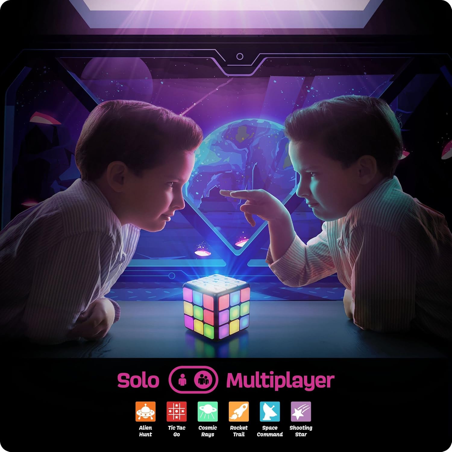 Rechargeable Game Activity Cube – Brain & Memory Toy