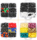1240pcs Car Retainer Clips Kit – 32 Sizes with Cable Ties & Remover Tool