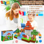 100PCS Magnetic Building Blocks for Kids – STEM Montessori Construction Toy for Ages 3–10