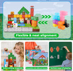 100PCS Magnetic Building Blocks for Kids – STEM Montessori Construction Toy for Ages 3–10