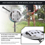 6-Inch Steel Wire Trimmer Brush Head