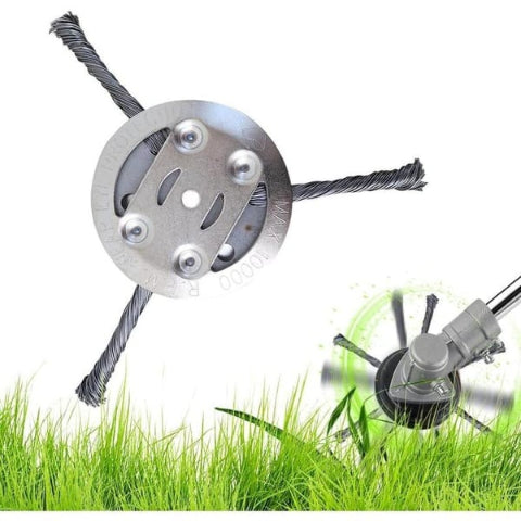 6-Inch Steel Wire Trimmer Brush Head