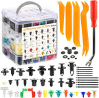 1240pcs Car Retainer Clips Kit – 32 Sizes with Cable Ties & Remover Tool