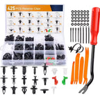 1240pcs Car Retainer Clips Kit – 32 Sizes with Cable Ties & Remover Tool