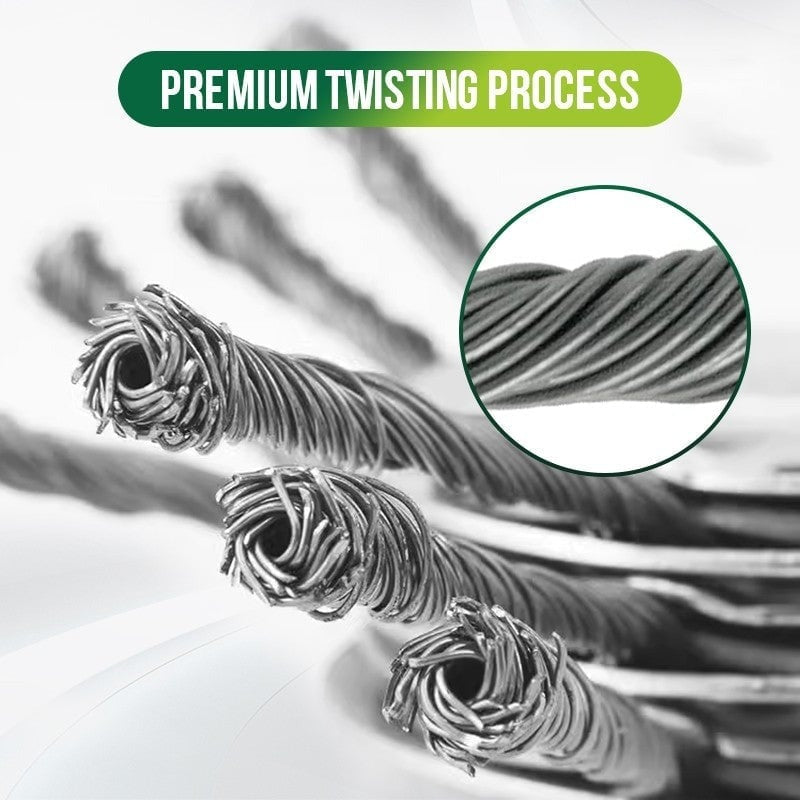 6-Inch Steel Wire Trimmer Brush Head